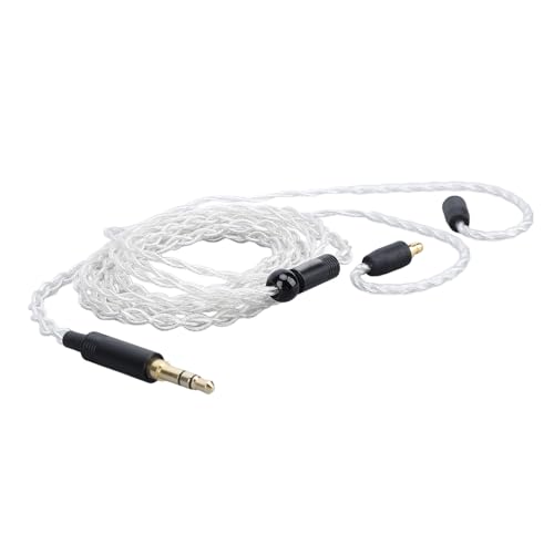 Silber Plattierte Kupfer 3,5mm Stereo -Stecker -Kopfhörer Sounddraht 1,2 M für IE100 Pro, Gutes Aussehen, Stecker und Spiel, Geeignet für Musikliebhaber Silber Plattierte Kupfer 3,5mm Stereo -Stecker -Kopfhörer Sounddraht 1,2 M für IE100 Pro, Gutes Aussehen, Stecker und Spiel, Geeignet für Musikliebhaber von Keenso