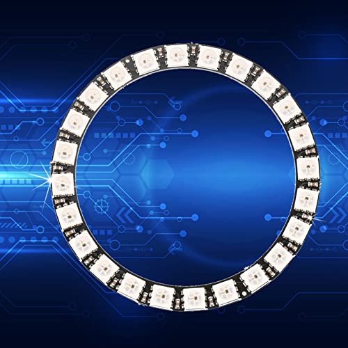Slim Design 24-Bit WS2812 RGB-LED-Ringlampe Licht für Farbenfrohe Dekorationen, Kettenbare LEDs Slim Design 24-Bit WS2812 RGB-LED-Ringlampe Licht für Farbenfrohe Dekorationen, Kettenbare LEDs von Keenso