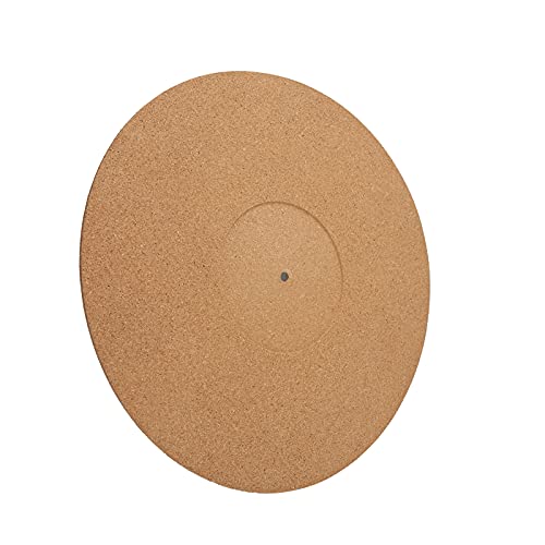 Soft Cork Antistatic Record Pad für 12-Zoll-Plattenspieler, Schockresistente Slipmat für Musikaufnahmeausrüstung Soft Cork Antistatic Record Pad für 12-Zoll-Plattenspieler, Schockresistente Slipmat für Musikaufnahmeausrüstung von Keenso