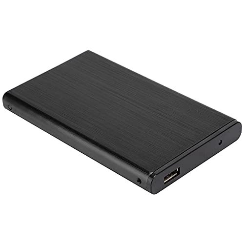 Stabiles 2,5 -Zoll -USB2.0 Notebook External HDD Hülle, 480 Mbit / S Getriebegeschwindigkeit, Klassisches Screw Fixed Design für Mobiles Festplattengehäuse (Black) von Keenso