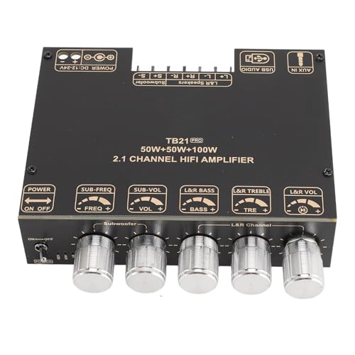Stromverstärker-Platine Anti-Interferenz 2.1 Kanal 50WX2 Plus 100W für Home Sound Devices Schwarz Stromverstärker-Platine Anti-Interferenz 2.1 Kanal 50WX2 Plus 100W für Home Sound Devices Schwarz von Keenso