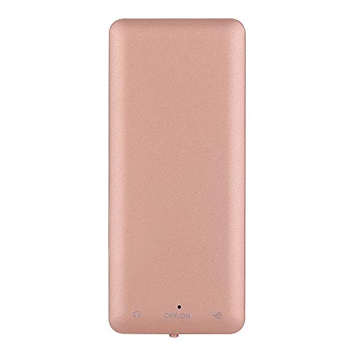 T1 Music MP3 MP4 Player Support für 32G-Speicherkarte, Rhombus-Tasten für Einfache Navigation, 8G MP4 Music Player mit 6-8 Stunden Wiedergabe, für Reisende (Roségold) von Keenso