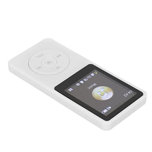 Tragbarer MP4 -Player -Verlustloser Sound mit Ladekabel für Unterhaltung, Rot (White) von Keenso