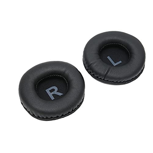 Universelle 80 -mm -Earpads Schwamm Künstlicher Leder Ersatz Ohrpolster für Kopfhörer Schwarz Universelle 80 -mm -Earpads Schwamm Künstlicher Leder Ersatz Ohrpolster für Kopfhörer Schwarz von Keenso