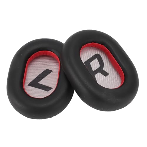 Upgrade -Ersatz -Ohrpolster mit Hoher Dichteschaum für Backbeat Pro2 SE Voyager 8200 UC Kopfhörer, Breite Kompatibilität für Besseren Komfort, 2 Teile (Black) von Keenso