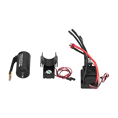 VGEBY RC Motor Brushless ESC Set, 3670 2150KV Brushless Motor+120A ESC+Motor Kühlkörper für 1/8 Fernbedienung Auto VGEBY RC Motor Brushless ESC Set, 3670 2150KV Brushless Motor+120A ESC+Motor Kühlkörper für 1/8 Fernbedienung Auto von Keenso