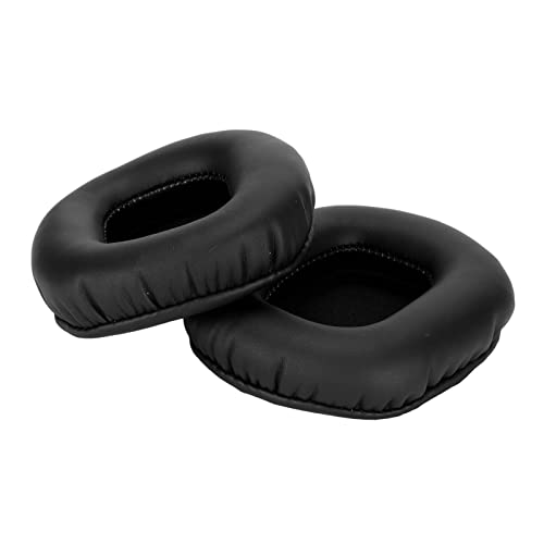 W800BT W8088BT Kopfhörer -Ohrpolster Weiche Protein Leder Ersatzkissen - Sound Isolierend für Ersatz, 2 Ohrtekissen (Black) von Keenso