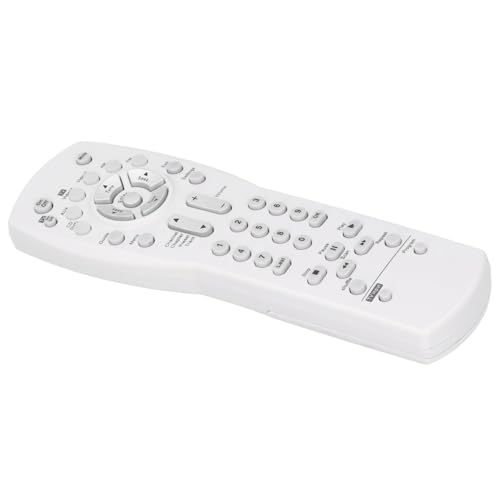 White ABS Media Center System Fernbedienungsprogramme TV/CBL-SAT-Codes für AV 3-2-1-Serie, Geeignet für das Heim- /Videosystem-Batterie Nicht Enthalten (White) von Keenso