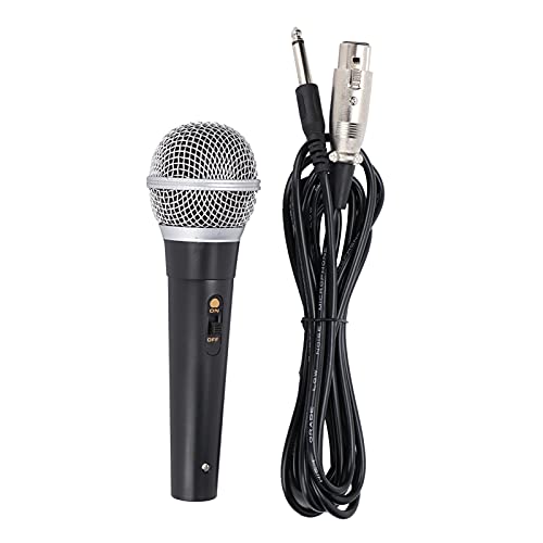 XLR Dynamisches Mikrofon für Podium -Karaoke -Absorption mit XLR Bis zu 1/4 Zoll Kabel für Sänger und Künstler XLR Dynamisches Mikrofon für Podium -Karaoke -Absorption mit XLR Bis zu 1/4 Zoll Kabel für Sänger und Künstler von Keenso