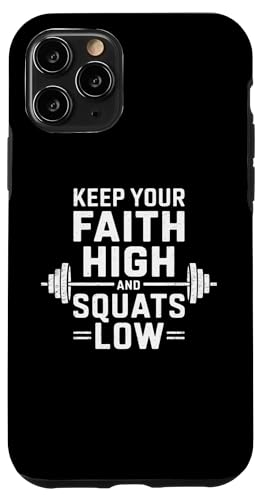 Halte deinen Glauben hoch und hockt tief Christian Gym Jesus Hülle für iPhone 11 Pro Halte deinen Glauben hoch und hockt tief Christian Gym Jesus Hülle für iPhone 11 Pro von Keep Your Faith High And Squats Low Christian Gym