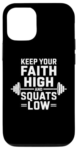 Halte deinen Glauben hoch und hockt tief Christian Gym Jesus Hülle für iPhone 12/12 Pro Halte deinen Glauben hoch und hockt tief Christian Gym Jesus Hülle für iPhone 12/12 Pro von Keep Your Faith High And Squats Low Christian Gym