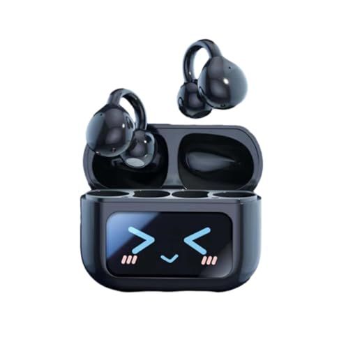 2025 Neuheit - Bluetooth-Ohrclip-Kopfhörer mit Touchscreen, Open Ear Kopfhörer 5.4 Bluetooth Kopfhörer, Leicht und Bequem Clip On Kopfhörer,Wasserdicht Kopfhörer Kabellos Bluetooth Für Sport (Schwarz) 2025 Neuheit - Bluetooth-Ohrclip-Kopfhörer mit Touchscreen, Open Ear Kopfhörer 5.4 Bluetooth Kopfhörer, Leicht und Bequem Clip On Kopfhörer,Wasserdicht Kopfhörer Kabellos Bluetooth Für Sport (Schwarz) von Keeplus
