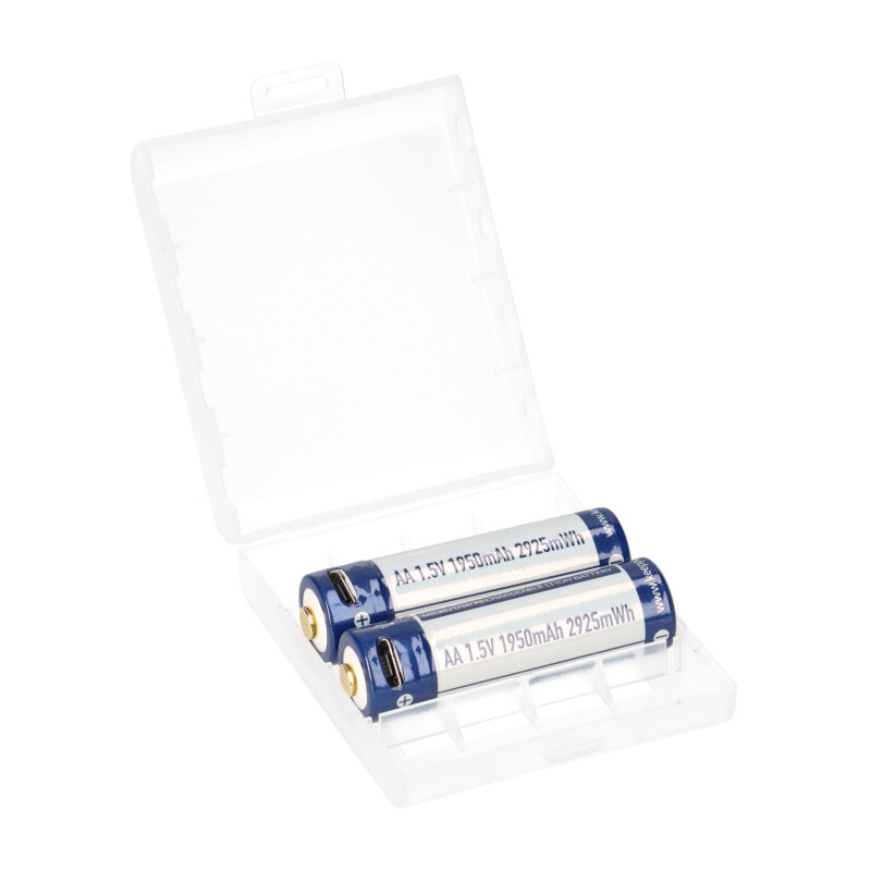 2x Keeppower AA 1900mAh protected 1,5A USB 1,5V Batterie von Keeppower