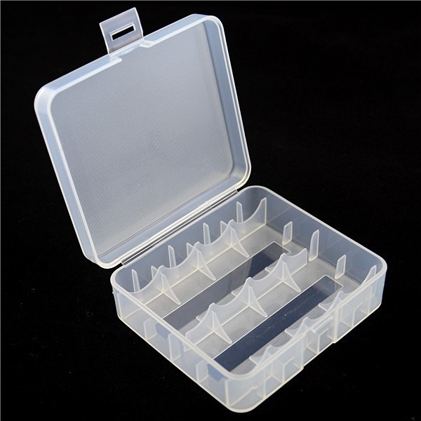 Aufbewahrungsbox D1 für 4x 18650 oder 2x 26650 Li-Ion-Akku max. 65,5mm, nicht passend für geschützte 18650 Akkus von Keeppower