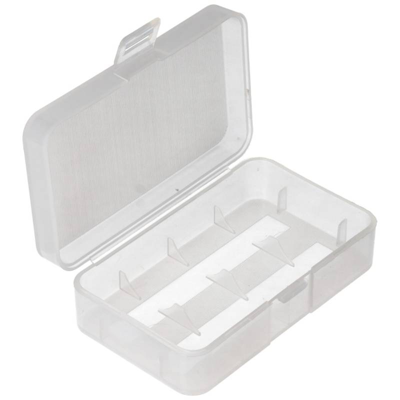 Aufbewahrungsbox D4 für 20700/21700 robuste und rutschfeste Ausführung 87x49x25mm von Keeppower