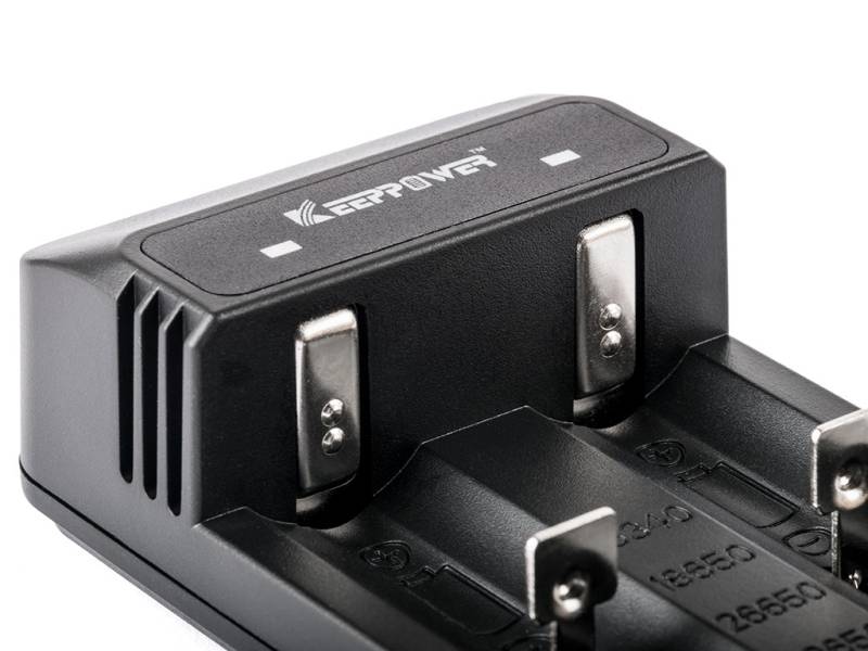 KeepPower C2 Ladegerät für Lithium-Ionen-Akkus von Keeppower