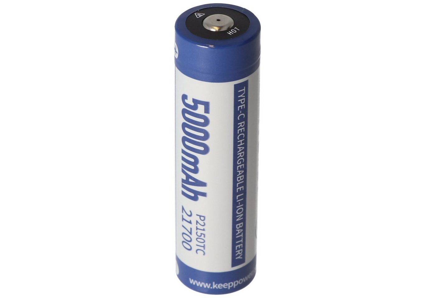 Keeppower 21700 Li-ion Akku 5000mAh Li-Ionen 3,7V - 3,6V 76,2x21,4mm mit PCB Sc Akku Keeppower 21700 Li-ion Akku 5000mAh Li-Ionen 3,7V - 3,6V 76,2x21,4mm mit PCB Sc Akku von Keeppower