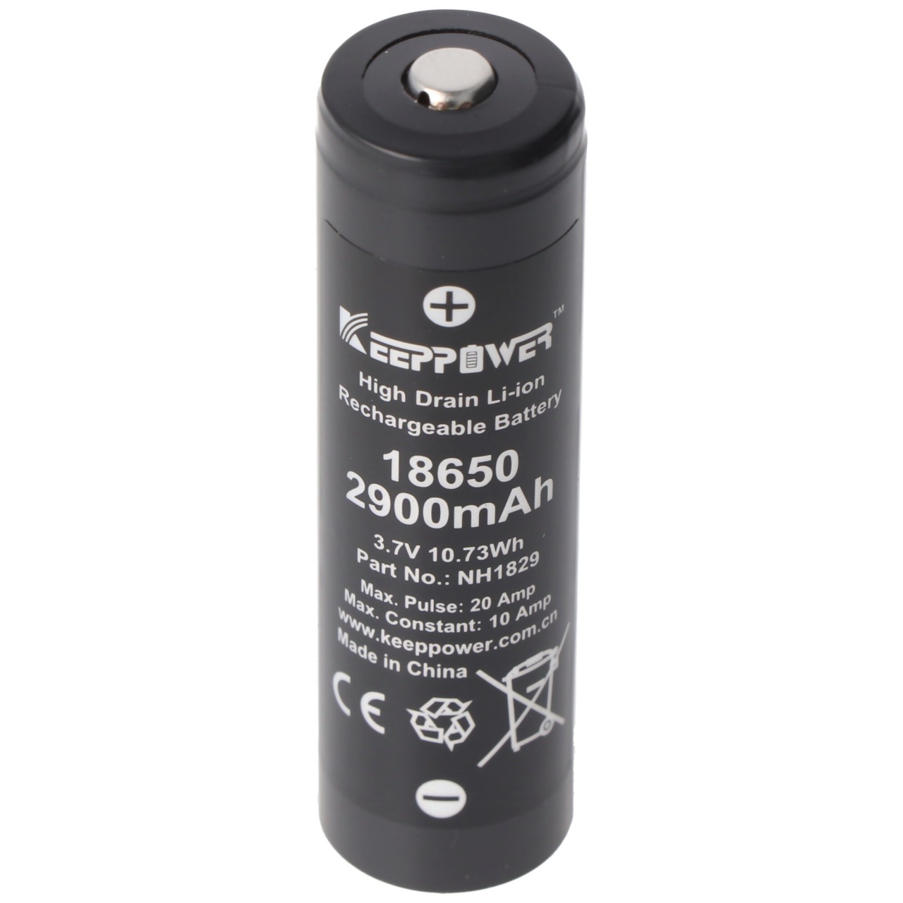 Keeppower IMR18650 Akku 2900mAh, Keeppower IMR18650 Akku 2900mAh, von Keeppower