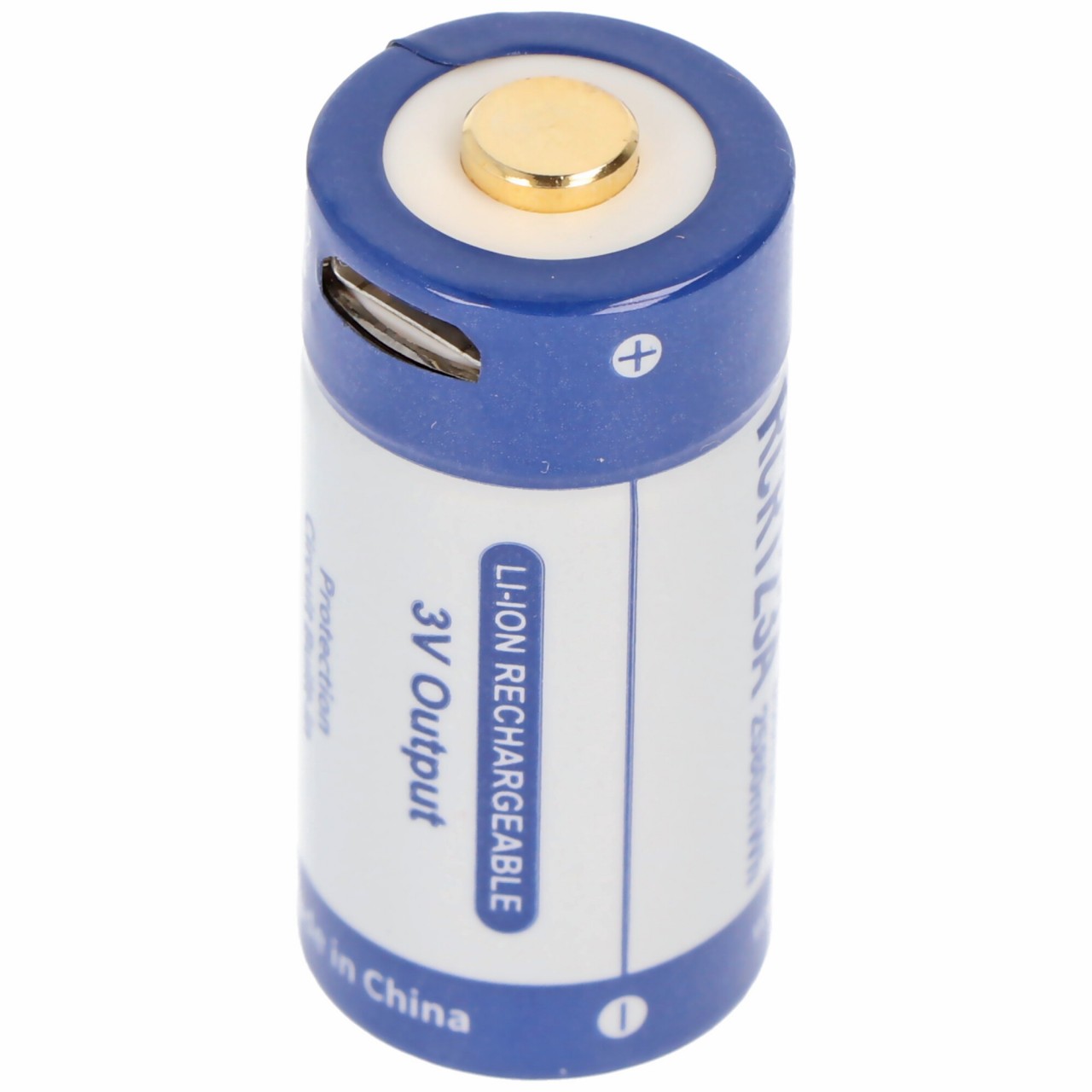 RCR123A 3.0 Volt 880mAh 1,5A Lithium Ionen Akku 16340, wiederaufladbar nur über micro USB RCR123A 3.0 Volt 880mAh 1,5A Lithium Ionen Akku 16340, wiederaufladbar nur über micro USB von Keeppower