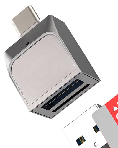 Adapter Kartenleser Micro SD USB auf USB C für Apple iPhone15 für iPad kompatibel für Samsung OTG Speicher TF Card Reader Kamera Stick Kamera Transfer Kamera Memory Karten von Kefiany