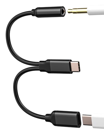 Adapter USB C auf 3,5 mm Klinke für iPhone 16 15, kompatibel mit Samsung Galaxy S22 S23 Ultra für iPad für Apple Stecker, Ladegerät, Kopfhörer, AUX, Typ C, Kabel Splitter, Kopfhörer Adapter USB C auf 3,5 mm Klinke für iPhone 16 15, kompatibel mit Samsung Galaxy S22 S23 Ultra für iPad für Apple Stecker, Ladegerät, Kopfhörer, AUX, Typ C, Kabel Splitter, Kopfhörer von Kefiany