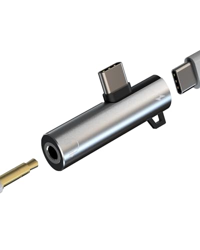Adapter USB C auf 3,5 mm Kopfhörer Audio für Apple iPhone iPad Aufladen Kopfhörer Splitter Kabel kompatibel mit Samsung Type-C Mikrofon Zubehör Splitter Headphone Konverter Aux Dongle tp-SZGG Adapter USB C auf 3,5 mm Kopfhörer Audio für Apple iPhone iPad Aufladen Kopfhörer Splitter Kabel kompatibel mit Samsung Type-C Mikrofon Zubehör Splitter Headphone Konverter Aux Dongle tp-SZGG von Kefiany