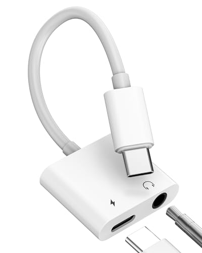 Adapter USB C auf Klinke 3,5 mm Anschluss Ladegerät Kopfhörer 2 in 1 für Apple iPhone 16 15 kompatibel mit Samsung S22 S23 Ultra Typ C Audio Kopfhörer Splitter Dual AUXiliar-Kabel Auto Adapter USB C auf Klinke 3,5 mm Anschluss Ladegerät Kopfhörer 2 in 1 für Apple iPhone 16 15 kompatibel mit Samsung S22 S23 Ultra Typ C Audio Kopfhörer Splitter Dual AUXiliar-Kabel Auto von Kefiany