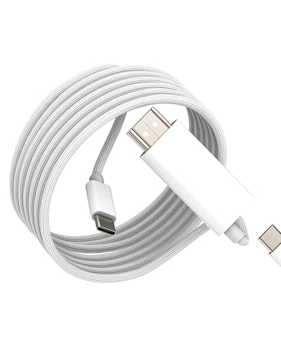 HDMI auf USB C Kabel (1,8 Meter) kompatibel für Samsung Galaxy für iPhone TV 4K Monitor Adapter Cable für Apple iPad Pro Thunderbolt Type-C DisplayPort Zubehör Kabel Display MacBook Laden BHDX-HDMI von Kefiany