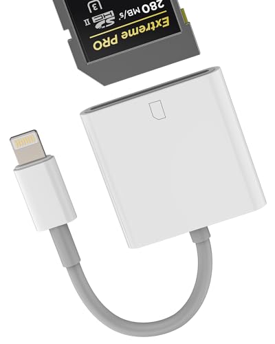SD Card Reader Lightning für iPhone 14 13 12 Pro Max Adapter für Apple Card Reader Speicher Bilder Digital Kamera Kabel Buchse Memory Stick Zubehör für iPad Adapter Cartão Leitor Adaptadora von Kefiany