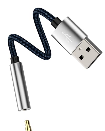USB Adapter Auf AUX Kopfhörer Audio Kabel Klinken für iPhone Android PC Handy 3.5mm Mikrofon Jack Auto Headset DAC Sound Cable USB-A Stecker für Apple iPad Mini Car Musik Kopfhöreranschluss 3.5-USB USB Adapter Auf AUX Kopfhörer Audio Kabel Klinken für iPhone Android PC Handy 3.5mm Mikrofon Jack Auto Headset DAC Sound Cable USB-A Stecker für Apple iPad Mini Car Musik Kopfhöreranschluss 3.5-USB von Kefiany