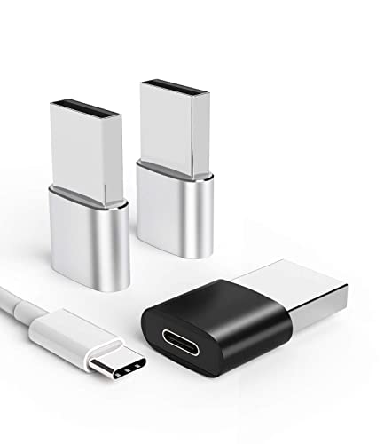 USB C Auf USB A Ladeadapter Set Ladestecker zu Type C Ladekabel Stecker Adapter Ladegerät Zubehã¶r für Apple iPhone 14 13 12 11 Pro Max Xs 7 8 Samsung Galaxy S22 MacBook Huawei Xiaomi Pixel tp-to-USB von Kefiany