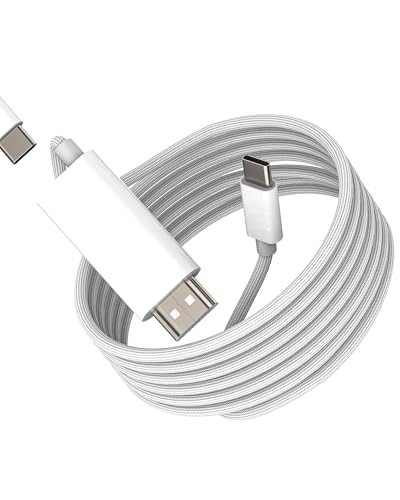 USB C HDMI Kabel(2 in 1)Type C Schnell Ladekabel Ladegerät für iPhone15 Pro max 4K HD Display 60Hz AusgabeTV Port für Thunderbolt MacBook Zubehör für IPad Apple Kompatibel für Samsung S24 BHDX-HDMI+tp von Kefiany