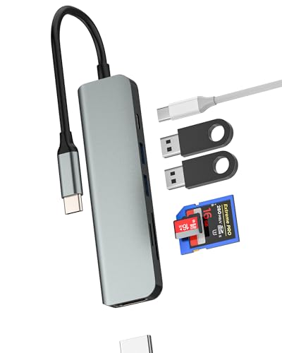 USB C Hub HDMI SD Micro SD Kartenleser USB OTG 3.0 Adapter MacBook PC Tastatur Typ C Ladegerät für iPad für Apple iPhone 16 15 Pro Thunderbolt Dock kompatibel mit Samsung 4k DisplayPort 6in1 USB C Hub HDMI SD Micro SD Kartenleser USB OTG 3.0 Adapter MacBook PC Tastatur Typ C Ladegerät für iPad für Apple iPhone 16 15 Pro Thunderbolt Dock kompatibel mit Samsung 4k DisplayPort 6in1 von Kefiany