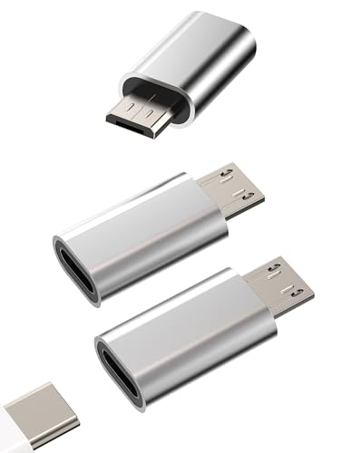 USB C Mutter auf Micro USB Männlich Ladekabel Adapter(3pack) Kompatibel für Samsung Huawei Google Xiaomi Galaxy S6 S7 Edge Type C Charger Kabel to Android Klinke Ladegerät Netzteil Stecker Zubehör tp von Kefiany