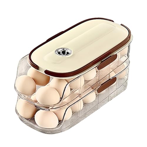 Eier Aufbewahrung Kühlschrank,Stapelbare Eierhalter Kühlschrank,Platzsparender Rollender Eierspender Kühlschrank Organizer Eier,Eierbehälter für Kühlschrank mit Griff Eieraufbewahrungsboxen Eier Aufbewahrung Kühlschrank,Stapelbare Eierhalter Kühlschrank,Platzsparender Rollender Eierspender Kühlschrank Organizer Eier,Eierbehälter für Kühlschrank mit Griff Eieraufbewahrungsboxen von Keho Keho Kehongdun