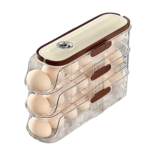 Eier Aufbewahrung Kühlschrank,Stapelbare Eierhalter Kühlschrank,Platzsparender Rollender Eierspender Kühlschrank Organizer Eier,Eierbehälter für Kühlschrank mit Griff Eieraufbewahrungsboxen Eier Aufbewahrung Kühlschrank,Stapelbare Eierhalter Kühlschrank,Platzsparender Rollender Eierspender Kühlschrank Organizer Eier,Eierbehälter für Kühlschrank mit Griff Eieraufbewahrungsboxen von Keho Keho Kehongdun