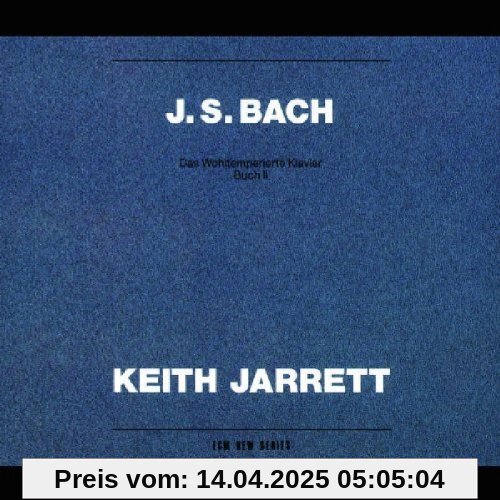 Das Wohltemperierte Klavier Vol. 2 von Keith Jarrett