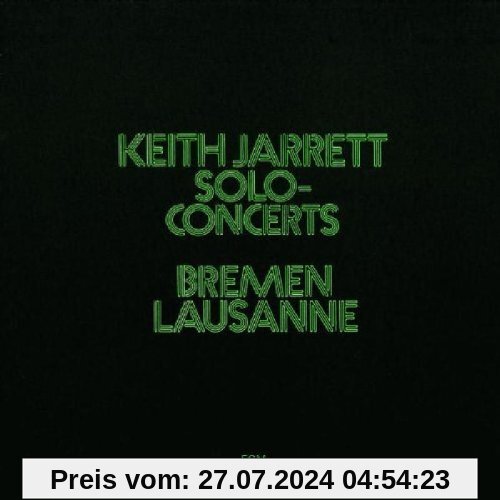 Solo Concerts von Keith Jarrett