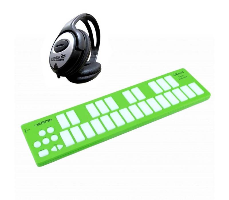 Keith McMillen McMillen K-Board MIDI-Controller Lime mit Kopfhörer Controller von Keith McMillen