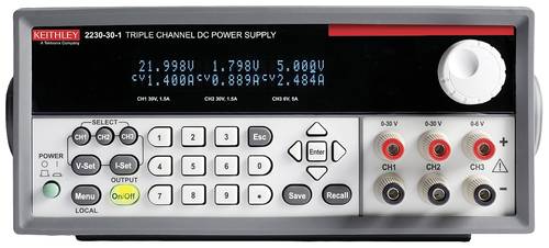 Keithley 2230-30-3 Labornetzgerät, einstellbar 0 - 30 V/DC 0 - 3A 195W Anzahl Ausgänge 3 x von Keithley