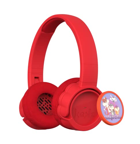 Kekz Pini Red Starter Set: Cookie Earphones with Cookie Crew Audio Chip (Headphones for Children 3+Years. Travel Headphones, Suitable for Travel & Home. No Download, Mobile Phone and Internet) von Kekz