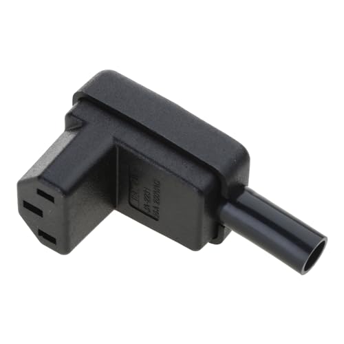 90 Grad abgewinkelter IEC 320 C13 Buchsenstecker AC 10 A 250 V Netzkabel Kabelverbinder 90 Grad abgewinkelter IEC 320 C13 Buchsenstecker AC 10 A 250 V Netzkabel Kabelverbinder von Kelisdi