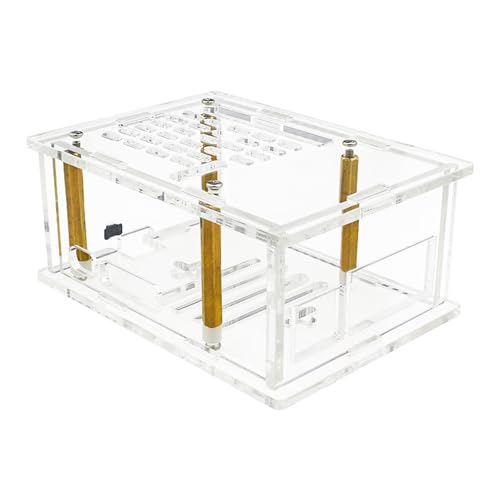 Acrylgehäuse, einfache Installation für Mainboard mit Lüftungsschlitzen und GPIO-Zugang, einfache Installation von Kelisdi