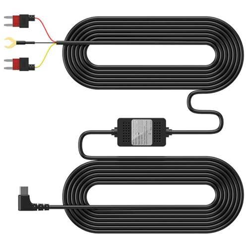 Dashcam Hardwire USB Typ C 12V 24V auf 5V/3A Netzteil für Autokamera mit Niederspannungen Schutz & Sicherungen Adapter Dashcam Hardwire USB Typ C 12V 24V auf 5V/3A Netzteil für Autokamera mit Niederspannungen Schutz & Sicherungen Adapter von Kelisdi