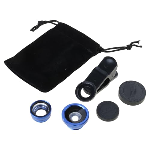 Kameraobjektiv, 3-in-1-Kamera-Objektiv-Clip-Objektiv für die meisten Handys, Weitwinkel, Makro-Fischaugenobjektiv, Clip-On-Objektiv, tragbar Kameraobjektiv, 3-in-1-Kamera-Objektiv-Clip-Objektiv für die meisten Handys, Weitwinkel, Makro-Fischaugenobjektiv, Clip-On-Objektiv, tragbar von Kelisdi