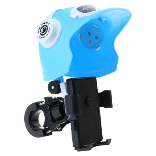 Kelisdi Motorrad-Telefonhalterung, Helmform, Sonnenschutz, Handyhalterung für Fahrräder, Lenkerhalterung mit Sonnenschutz von Kelisdi