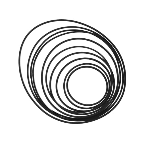 Plattenspieler-Gürtel für Projekte, verschiedene Spezifikationen, 25–70 mm, Ersatz für Kassettenspieler, 100/200 Stück von Kelisdi