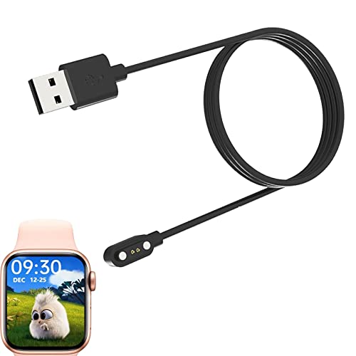 Ladekabel für Smartwatch, 60,6 cm (23,6 Zoll), magnetisches USB-Ladekabel für Smartwatch, Ersatz-Schnellladekabel für HW 12 16 Keloc von Keloc