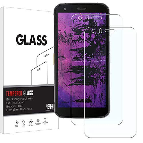 KELOLIN 2 Stück Kompatibel mit Cat S62 PRO für Panzer Schutz Glas Bildschirm Schutzfolie, 9H Härte, Anti-Fingerprint, Anti-Kratzen, Anti-Bläschen, HD-Klar Bildschirm Schutzfolie für Cat S62 PRO von Kelolin