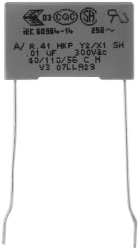 Kemet R413F11000000M+ MKP-Funkentstör-Kondensator radial bedrahtet 1 nF 300V 20% 10mm (L x B x H) 1 von Kemet